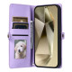 For Samsung Galaxy S24+ 5G Wallet Multi-card Slot Leather Phone Case with Lanyard(Purple)