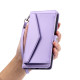 For Samsung Galaxy S24+ 5G Wallet Multi-card Slot Leather Phone Case with Lanyard(Purple)