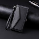 For Samsung Galaxy S24+ 5G Wallet Multi-card Slot Leather Phone Case with Lanyard(Black)