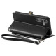 For Samsung Galaxy S24+ 5G Wallet Multi-card Slot Leather Phone Case with Lanyard(Black)