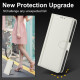 For Samsung Galaxy S24+ 5G Skin Feel Pure Color Card Slots Leather Phone Case with Dual Lanyard(White)