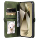 For Samsung Galaxy S24+ 5G Skin Feel Totem Embossed Leather Phone Case(Deep Green)