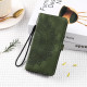 For Samsung Galaxy S24+ 5G Skin Feel Totem Embossed Leather Phone Case(Deep Green)