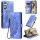 For Samsung Galaxy S24+ 5G Skin Feel Totem Embossed Leather Phone Case(Purple)