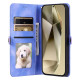 For Samsung Galaxy S24+ 5G Skin Feel Totem Embossed Leather Phone Case(Purple)