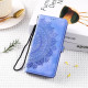 For Samsung Galaxy S24+ 5G Skin Feel Totem Embossed Leather Phone Case(Purple)