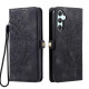 For Samsung Galaxy S24+ 5G Skin Feel Totem Embossed Leather Phone Case(Black)
