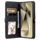 For Samsung Galaxy S24+ 5G Skin Feel Totem Embossed Leather Phone Case(Black)