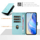 For Samsung Galaxy S24+ 5G Smile Embossing RFID Leather Phone Case(Mint Green)