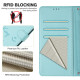For Samsung Galaxy S24+ 5G Smile Embossing RFID Leather Phone Case(Mint Green)