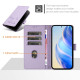For Samsung Galaxy S24+ 5G Smile Embossing RFID Leather Phone Case(Light Purple)