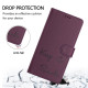 For Samsung Galaxy S24+ 5G Smile Embossing RFID Leather Phone Case(Violet)