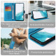 For Samsung Galaxy S24+ 5G Embossed Butterfly Flowers Leather Phone Case(Blue)