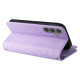 For Samsung Galaxy S24+ 5G Crossbody Zipper Wallet Rhombus Leather Phone Case(Purple)