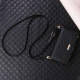 For Samsung Galaxy S24+ 5G Crossbody Zipper Wallet Rhombus Leather Phone Case(Black)