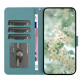 For Samsung Galaxy S24+ 5G Floral Embossed Pattern Leather Phone Case(Dark Green)