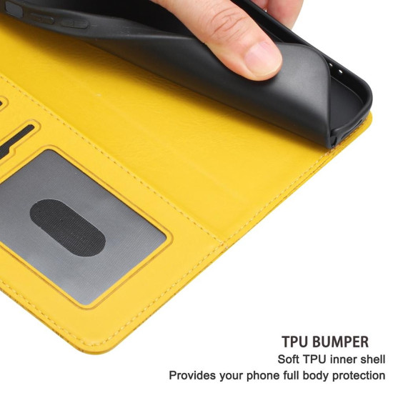 For Samsung Galaxy S24+ 5G Floral Embossed Pattern Leather Phone Case(Yellow)