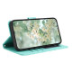 For Samsung Galaxy S24+ 5G Floral Embossed Pattern Leather Phone Case(Light Green)