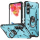 For Samsung Galaxy S24+ 5G Ring Holder Phone Case(Light Blue)