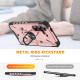 For Samsung Galaxy S24+ 5G Ring Holder Phone Case(Rose Gold)