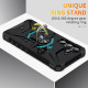 For Samsung Galaxy S24+ 5G Ring Holder Phone Case(Black)
