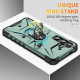 For Samsung Galaxy S24+ 5G Ring Holder Phone Case(Midnight Green)