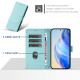 For Samsung Galaxy S24+ 5G Honeycomb Embossing RFID Leather Phone Case(Mint Green)