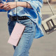 For Samsung Galaxy S24+ 5G Honeycomb Embossing RFID Leather Phone Case(Pink)