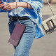 For Samsung Galaxy S24+ 5G Honeycomb Embossing RFID Leather Phone Case(Violet)