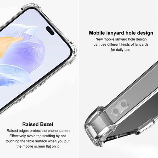 For Samsung Galaxy S24+ 5G IMAK UX-4 Series Four-corner Shockproof Phone Case(Transparent)