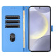 For Samsung Galaxy S24+ 5G Cartoon Elephant Embossed Leather Phone Case(Blue)