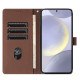 For Samsung Galaxy S24+ 5G Cartoon Elephant Embossed Leather Phone Case(Brown)