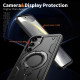 For Samsung Galaxy S24+ 5G PC Hybrid TPU Armor MagSafe Ring Holder Phone Case(Black)