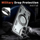 For Samsung Galaxy S24+ 5G PC Hybrid TPU Armor MagSafe Ring Holder Phone Case(Grey)