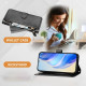 For Samsung Galaxy S24+ 5G Multi-Card Slots Zipper Wallet Leather Phone Case(Black)