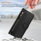 For Samsung Galaxy S24+ 5G Multi-Card Slots Zipper Wallet Leather Phone Case(Black)