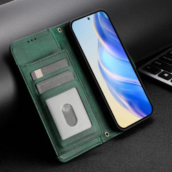 For Samsung Galaxy S24+ 5G Multi-Card Slots Zipper Wallet Leather Phone Case(Green)
