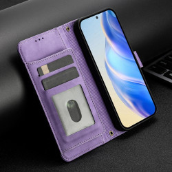 For Samsung Galaxy S24+ 5G Multi-Card Slots Zipper Wallet Leather Phone Case(Purple)