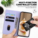 For Samsung Galaxy S23 5G Cute Cats RFID Leather Phone Case(Purple)