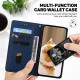 For Samsung Galaxy S23 5G Cute Cats RFID Leather Phone Case(Blue)