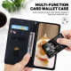 For Samsung Galaxy S23 5G Cute Cats RFID Leather Phone Case(Black)