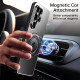 For Samsung Galaxy S24+ 5G Rotating Holder Frosted Metal Phone Case(Titanium)