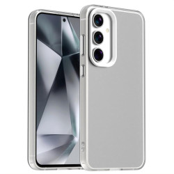 For Samsung Galaxy S24+ 5G Candy PC Hybrid TPU Shockproof Phone Case(White)