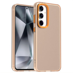 For Samsung Galaxy S24+ 5G Candy PC Hybrid TPU Shockproof Phone Case(Orange)