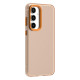 For Samsung Galaxy S24+ 5G Candy PC Hybrid TPU Shockproof Phone Case(Orange)