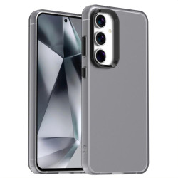 For Samsung Galaxy S24+ 5G Candy PC Hybrid TPU Shockproof Phone Case(Black)