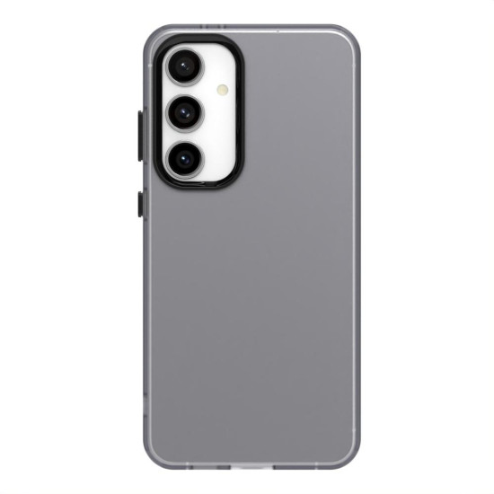 For Samsung Galaxy S24+ 5G Candy PC Hybrid TPU Shockproof Phone Case(Black)