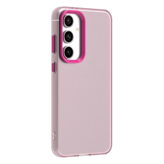 For Samsung Galaxy S24+ 5G Candy PC Hybrid TPU Shockproof Phone Case(Red)
