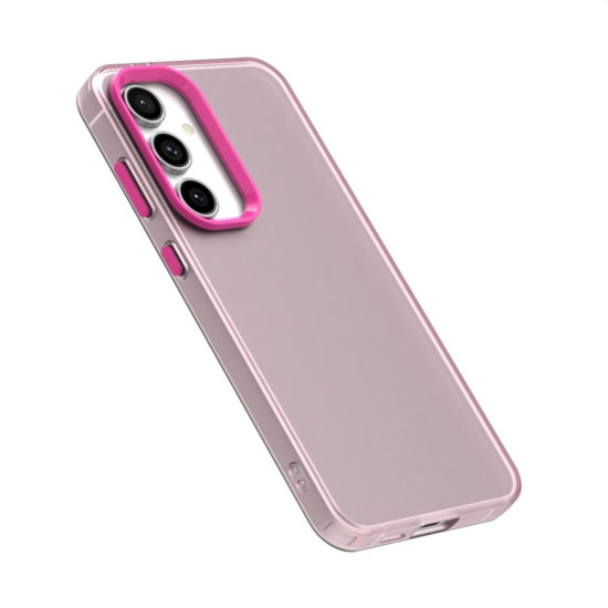 For Samsung Galaxy S24+ 5G Candy PC Hybrid TPU Shockproof Phone Case(Red)