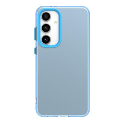 For Samsung Galaxy S24+ 5G Candy PC Hybrid TPU Shockproof Phone Case(Blue)